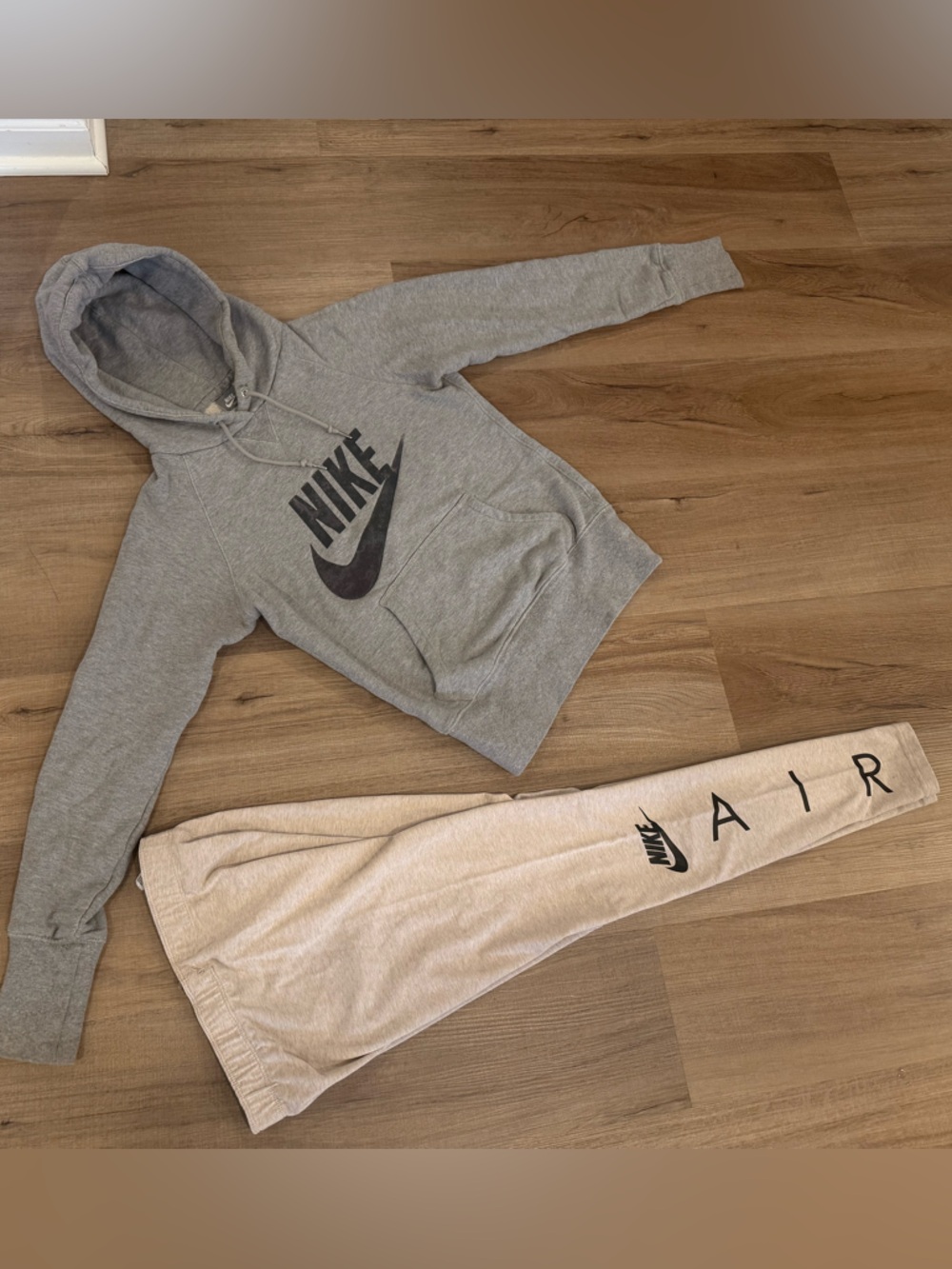 Nike Grey Hooded Sweatshirt with Leggings